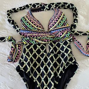 Trina Turk Kon Tiki One Piece Swimsuit - Size 6